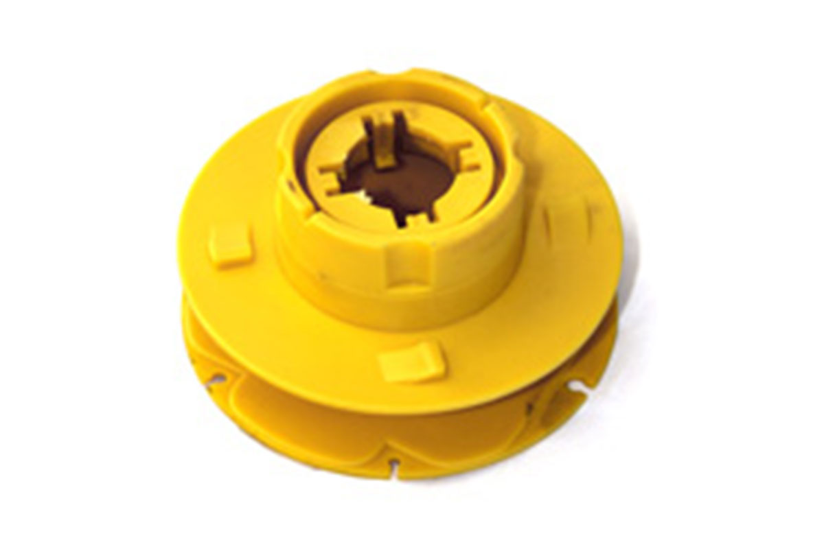 Stampaggio a iniezione di rocchetti interni in nylon con fibravetro per le macchine tagliaerba